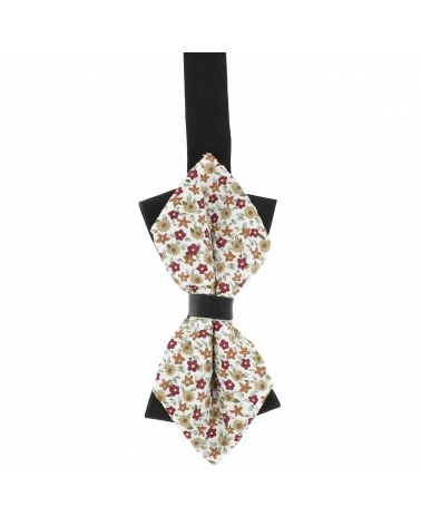 Noeud Papillon Pointu Liberty Bordeaux