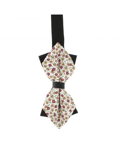 Noeud Papillon Pointu Liberty Bordeaux