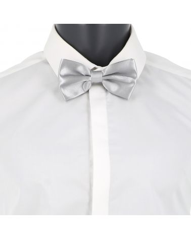 Noeud Papillon Gris argent