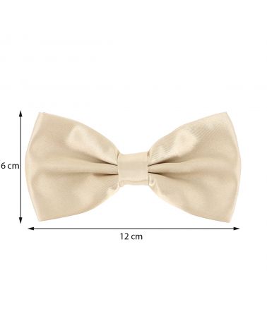 Noeud Papillon Beige