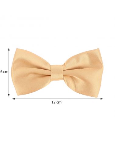 Noeud Papillon Beige cuivré