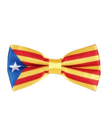Noeud Papillon Drapeau Catalan - Drapeau Catalogne La Senyera