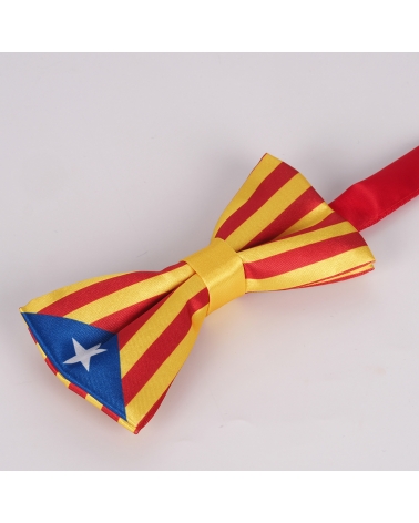 Noeud Papillon Drapeau Catalan - Drapeau Catalogne La Senyera