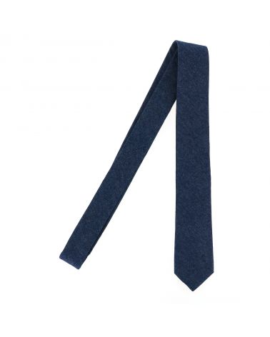Cravate Jean Bleu foncé