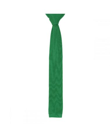 Cravate Tricot Verte