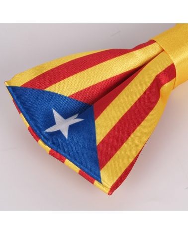 Noeud Papillon Drapeau Catalan - Drapeau Catalogne La Senyera