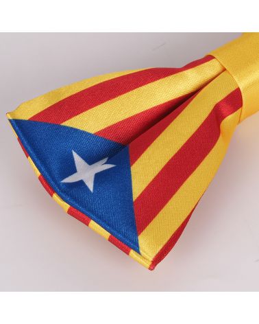 Noeud Papillon Drapeau Catalan - Drapeau Catalogne La Senyera
