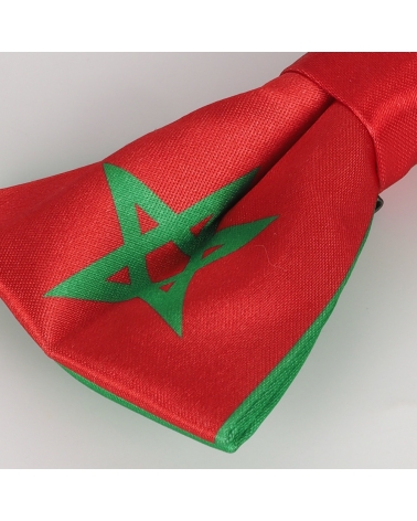 Noeud Papillon Drapeau Marocain - Drapeau Maroc