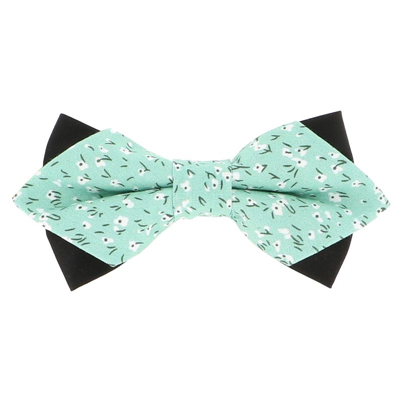 Noeud Papillon Pointu Liberty Vert d'eau