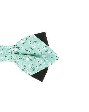 Noeud Papillon Pointu Liberty Vert d'eau