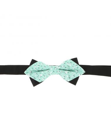 Noeud Papillon Pointu Liberty Vert d'eau