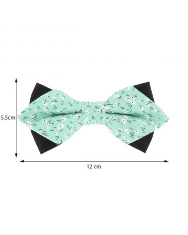 Noeud Papillon Pointu Liberty Vert d'eau