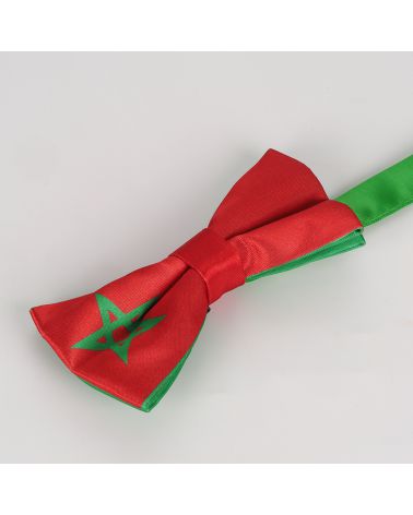 Noeud Papillon Drapeau Marocain - Drapeau Maroc
