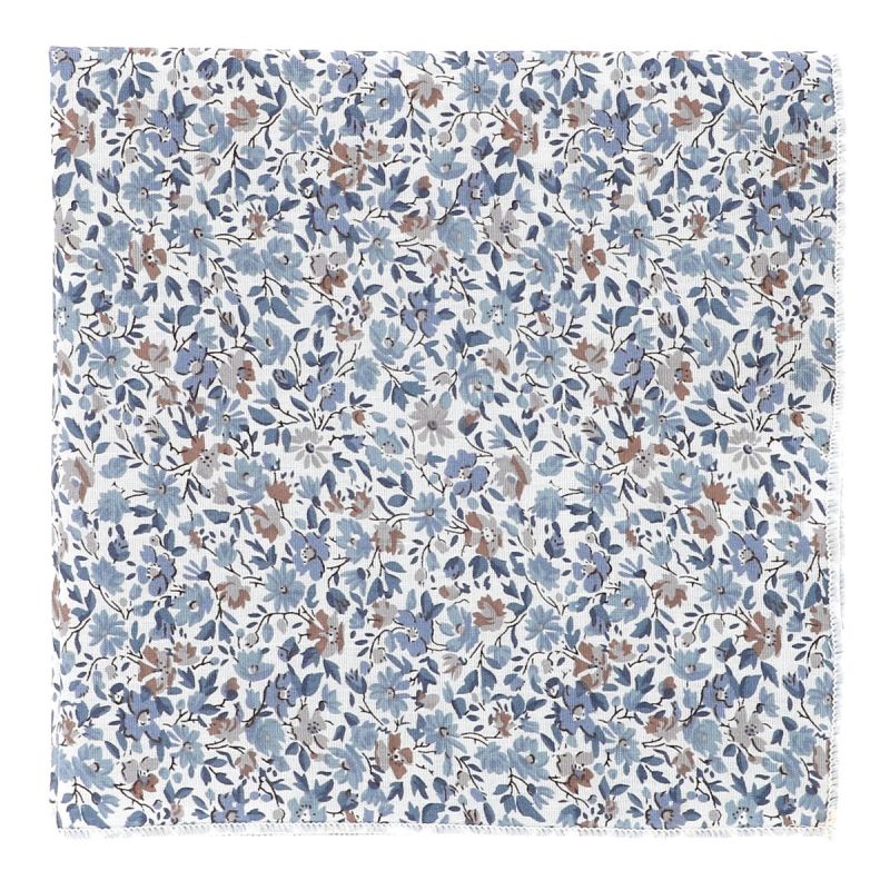 Pochette fleuri liberty homme