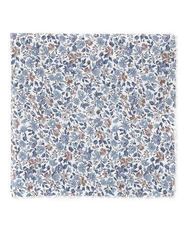 Pochette fleuri liberty homme