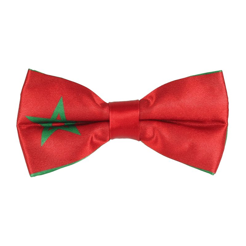 Noeud Papillon Drapeau Marocain - Drapeau Maroc