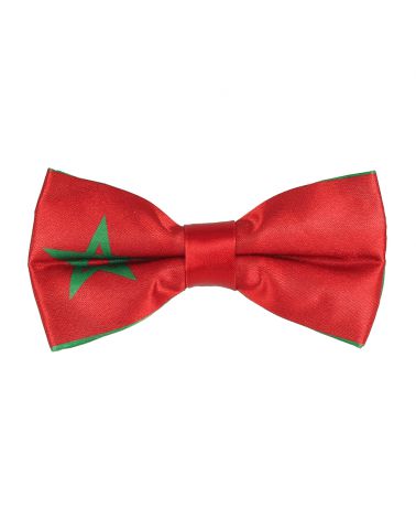 Noeud Papillon Drapeau Marocain - Drapeau Maroc