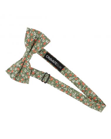 Noeud papillon élégant fleuri homme