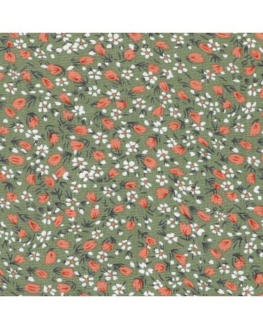 Noeud papillon homme coton fleurs vintage