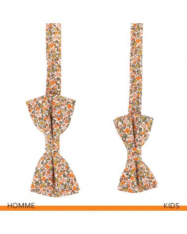 Noeud Papillon Garçon Liberty Orange