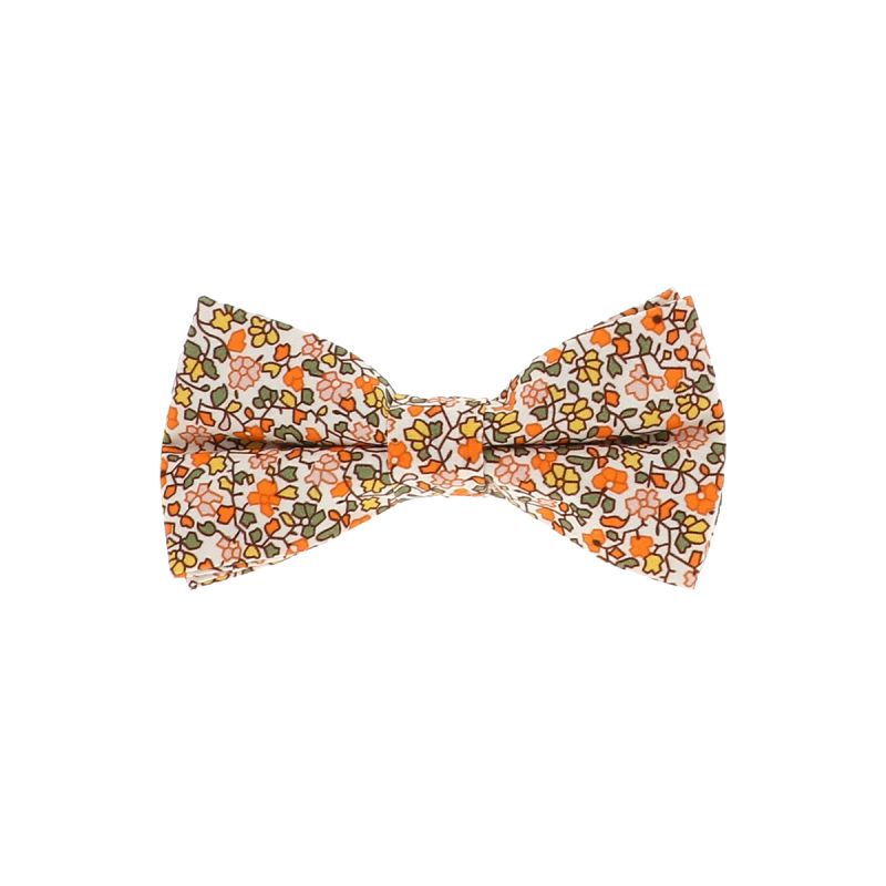 Noeud papillon enfant coton fleuri