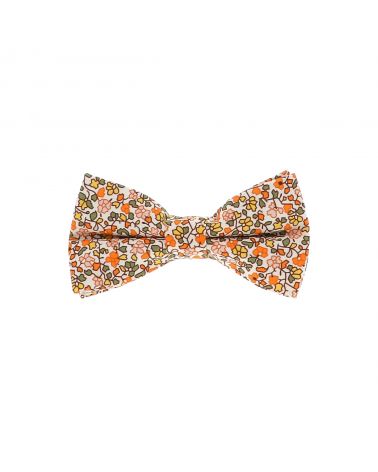 Noeud papillon enfant coton fleuri