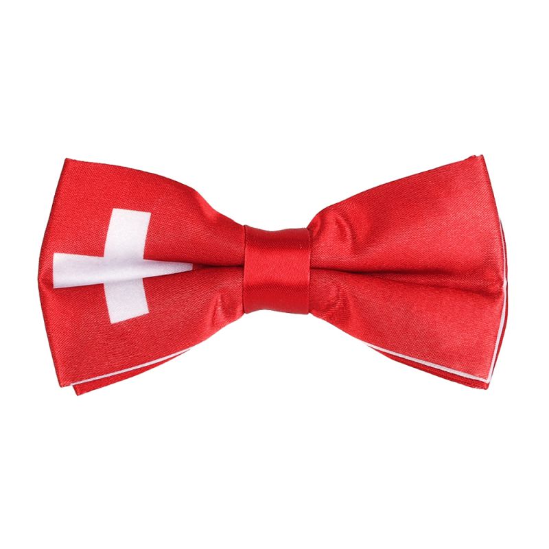 Noeud Papillon Drapeau Suisse
