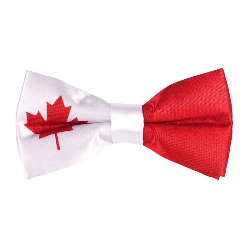 Noeud Papillon Drapeau Canadien - Drapeau Canada Maple Leaf