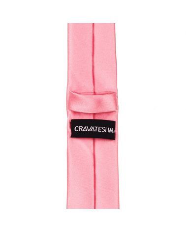 Cravate Slim Rose Premium