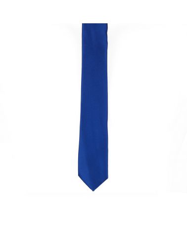 Cravate Slim Bleu roi Premium