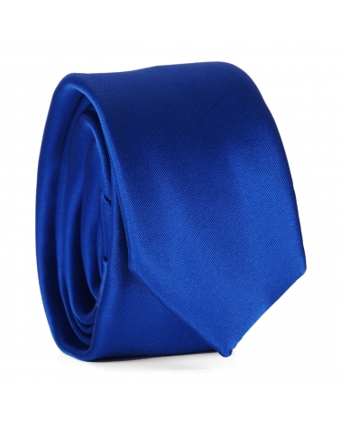 Cravate Slim Bleu roi Premium