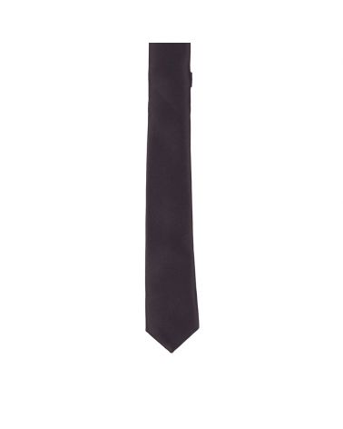 Cravate Slim Noire Premium