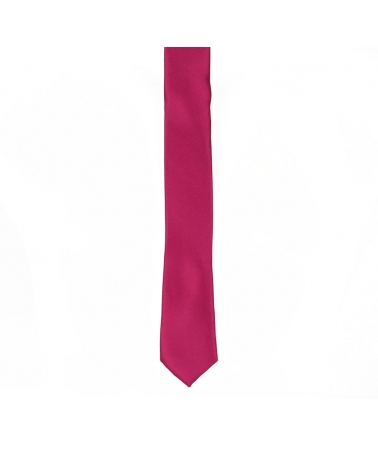 Cravate Slim Fushia Premium