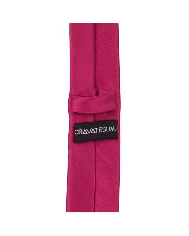 Cravate Slim Fushia Premium