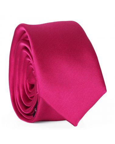 Cravate Slim Fushia Premium