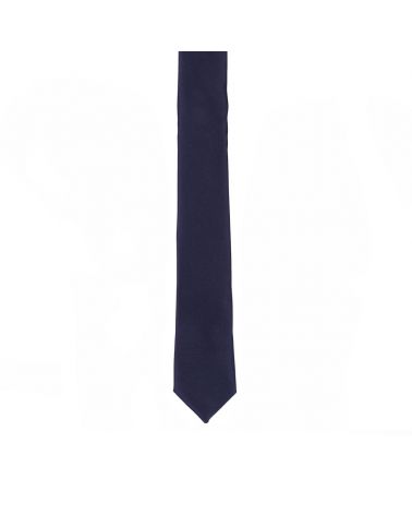 Cravate Slim Bleu marine Premium