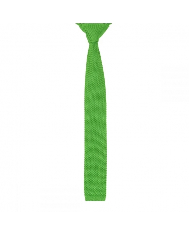 Cravate Tricot Vert pomme