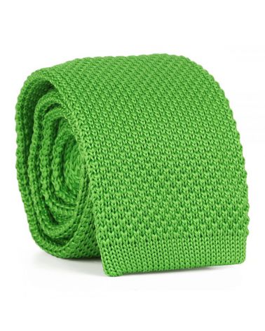 Cravate Tricot Vert pomme