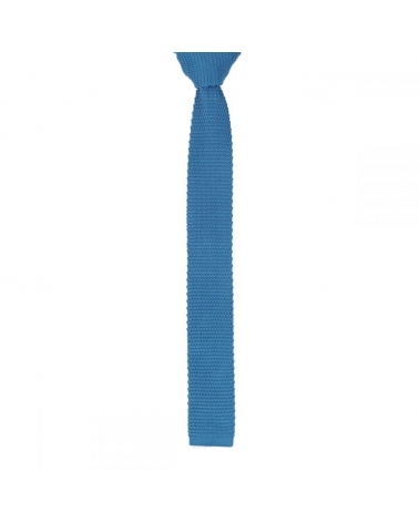 Cravate Tricot Bleue