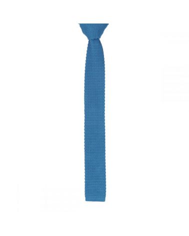 Cravate Tricot Bleue