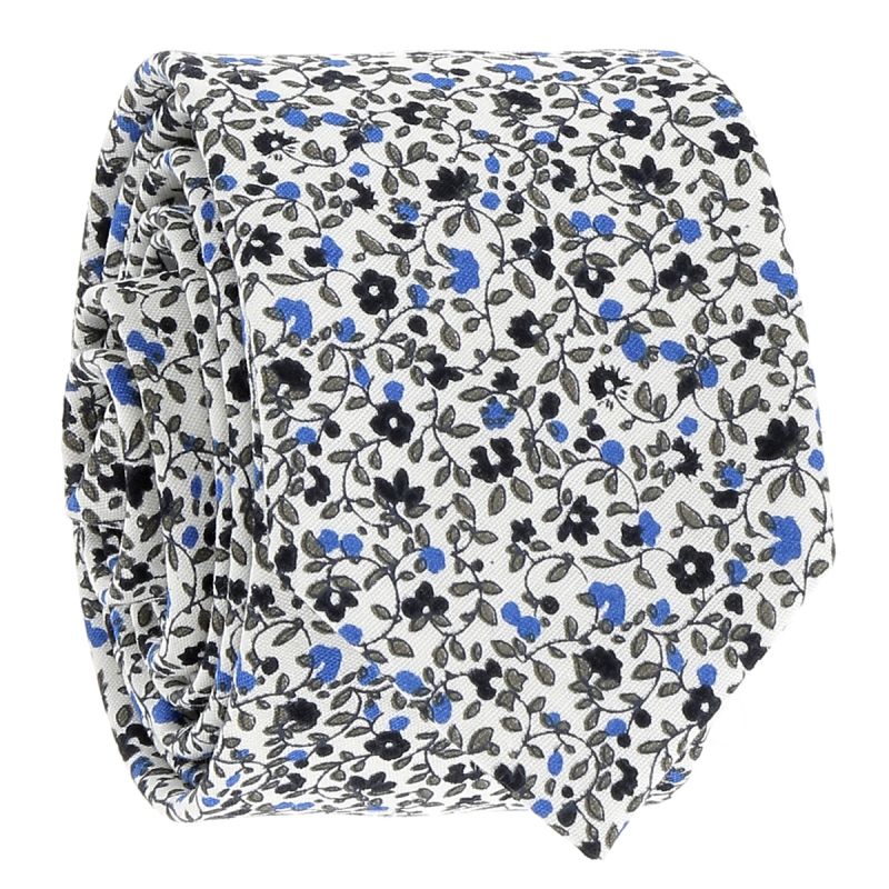 Cravate Liberty Bleu Slim