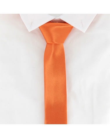 Cravate Slim Orange