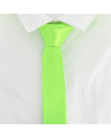 Cravate Slim Vert fluo