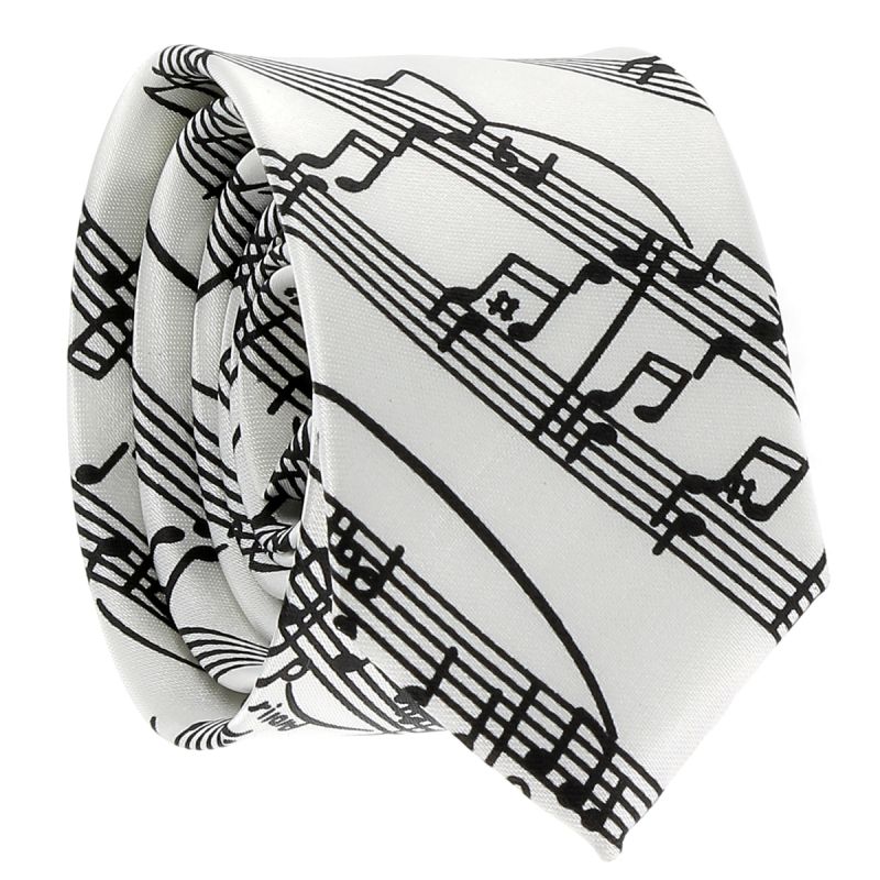 Cravate Partition Blanche