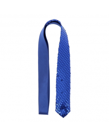 Cravate Paillette Bleu roi