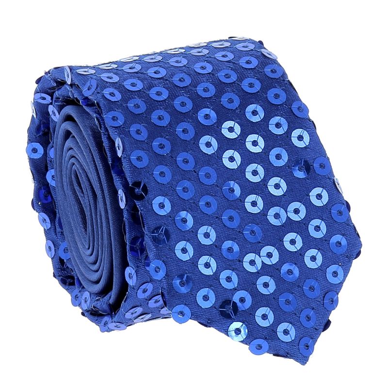 Cravate Paillette Bleu roi