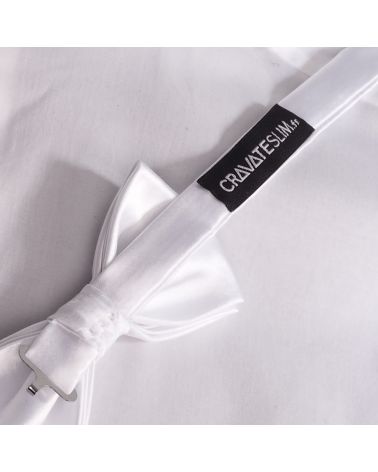 Noeud Papillon Blanc Premium