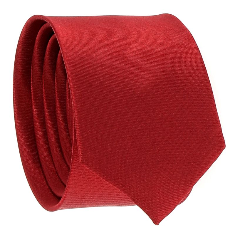 Cravate Slim Bordeaux