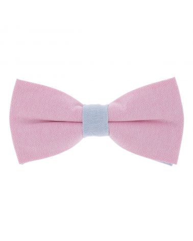 Noeud Papillon Pastel Rose et Bleu