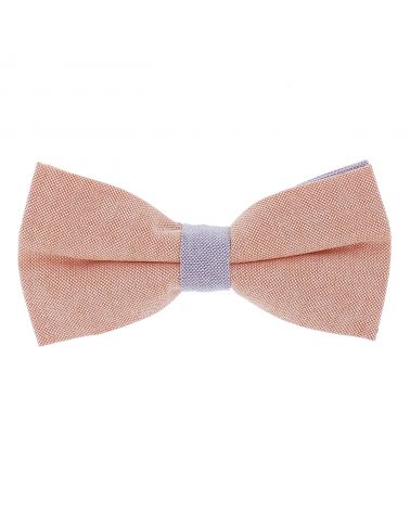 Noeud Papillon Pastel Orange et Parme